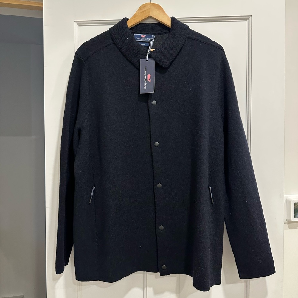 Vineyard Vines Wool Button Up Jacket
